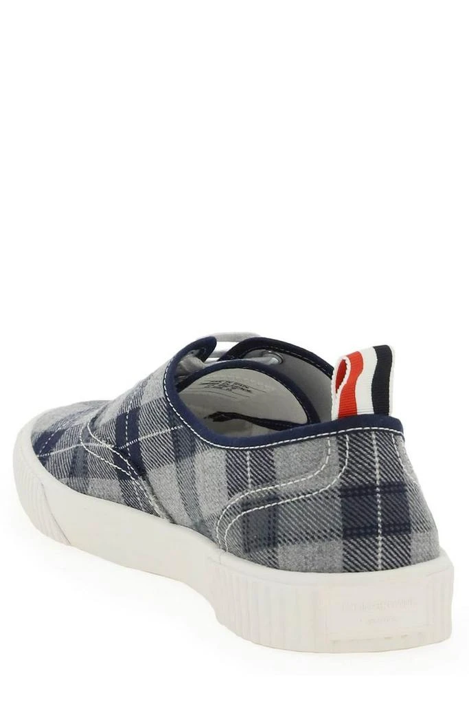 商品Thom Browne|Thom Browne Checked Low-Top Sneakers,价格¥2107,第3张图片详细描述