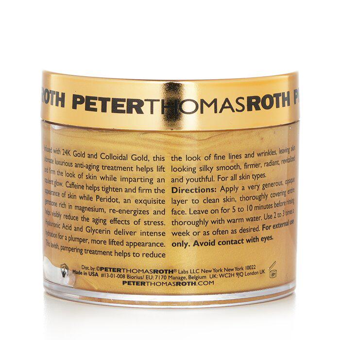 Peter Thomas Roth 黄金提升紧致去黄面膜 黄金面膜(奢宠塑颜黄金面膜) 黄金艳后面膜 滋养紧致塑颜 150ml/5oz商品第3张图片规格展示