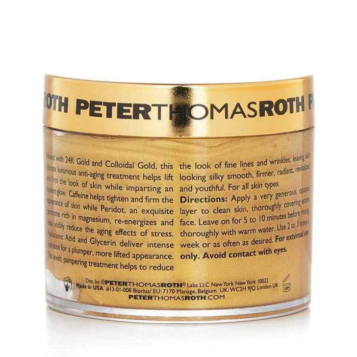 商品Peter Thomas Roth|Peter Thomas Roth 黄金提升紧致去黄面膜 黄金面膜(奢宠塑颜黄金面膜) 黄金艳后面膜 滋养紧致塑颜 150ml/5oz,价格¥395,第3张图片详细描述