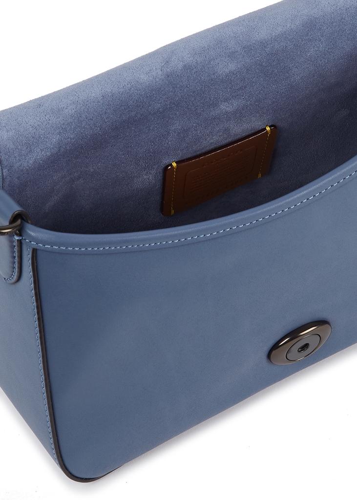 Tabby blue leather shoulder bag商品第4张图片规格展示