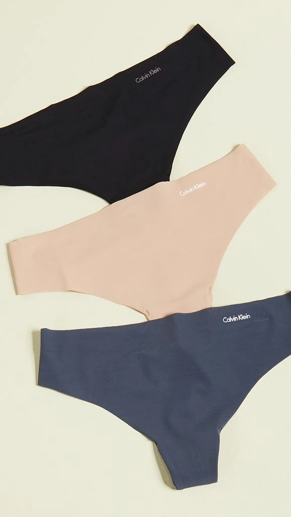 商品Calvin Klein|Calvin Klein Underwear 隐形 3 件式丁字裤,价格¥263,第1张图片