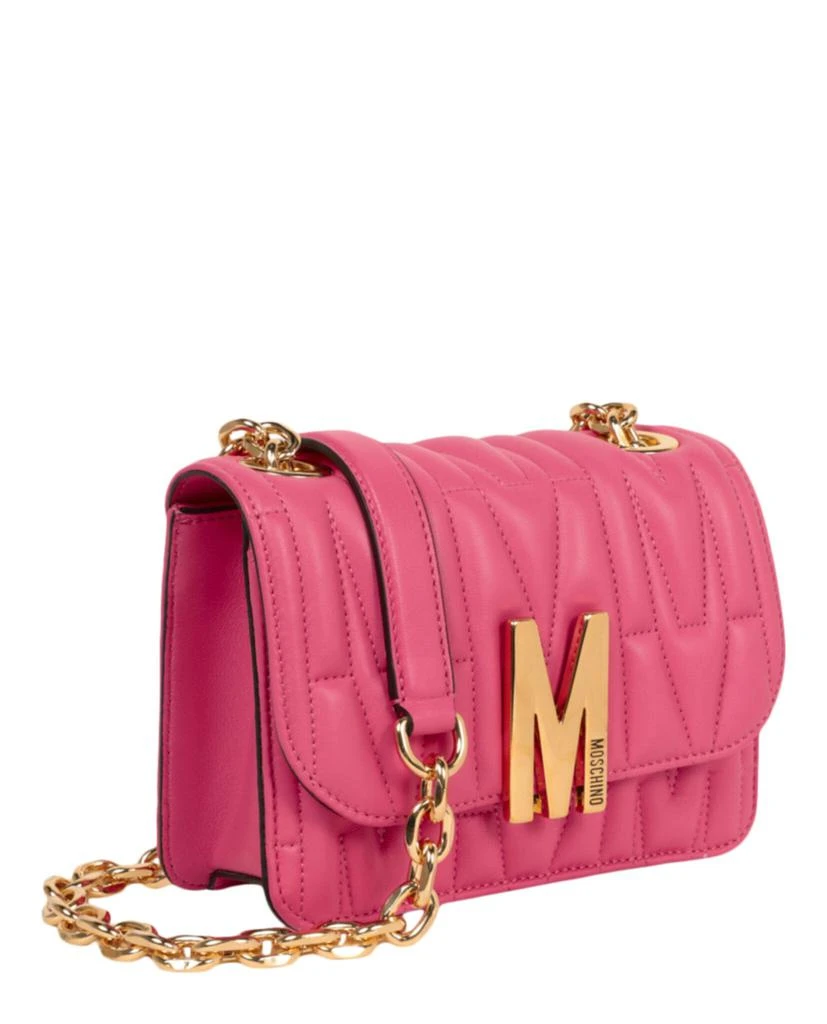 商品Moschino|Quilted M-Logo Crossbody Bag,价格¥3265,第2张图片详细描述