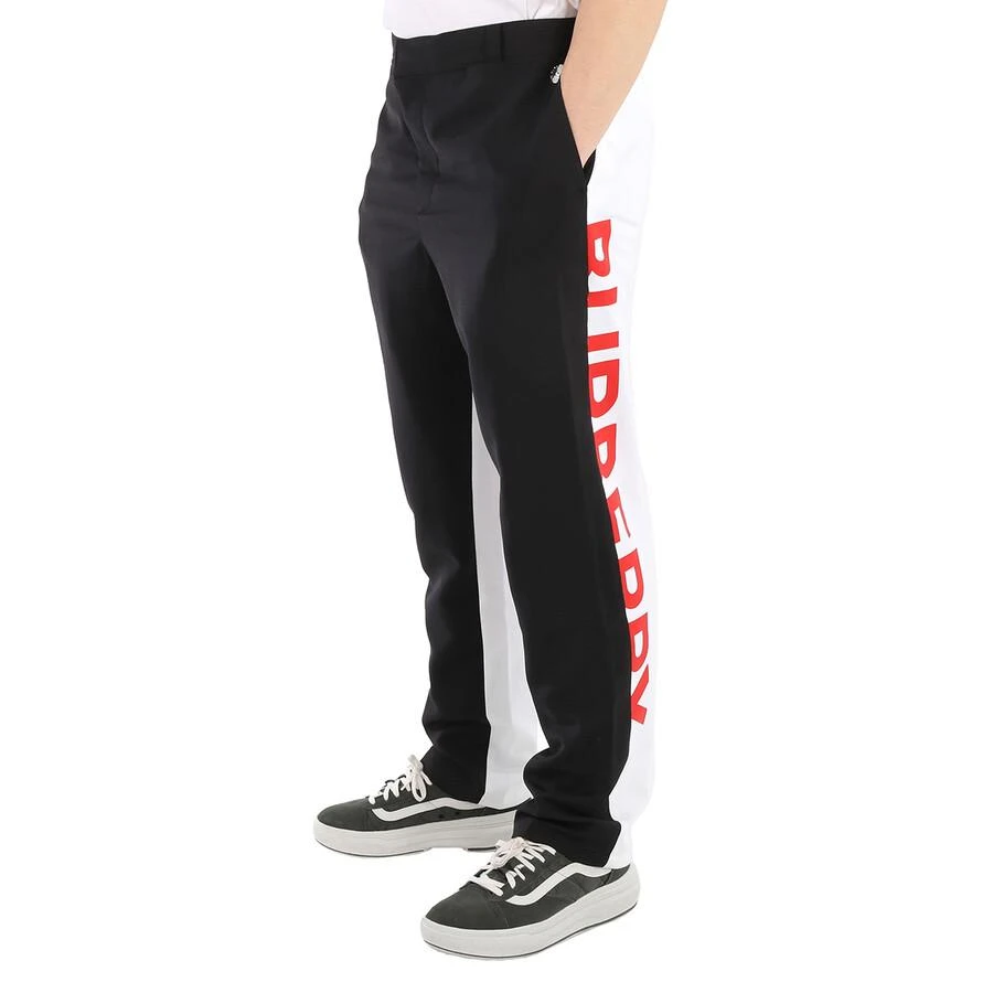 商品Burberry|Men's Logo Print Two Tone Wool Mohair Trousers,价格¥1422,第3张图片详细描述