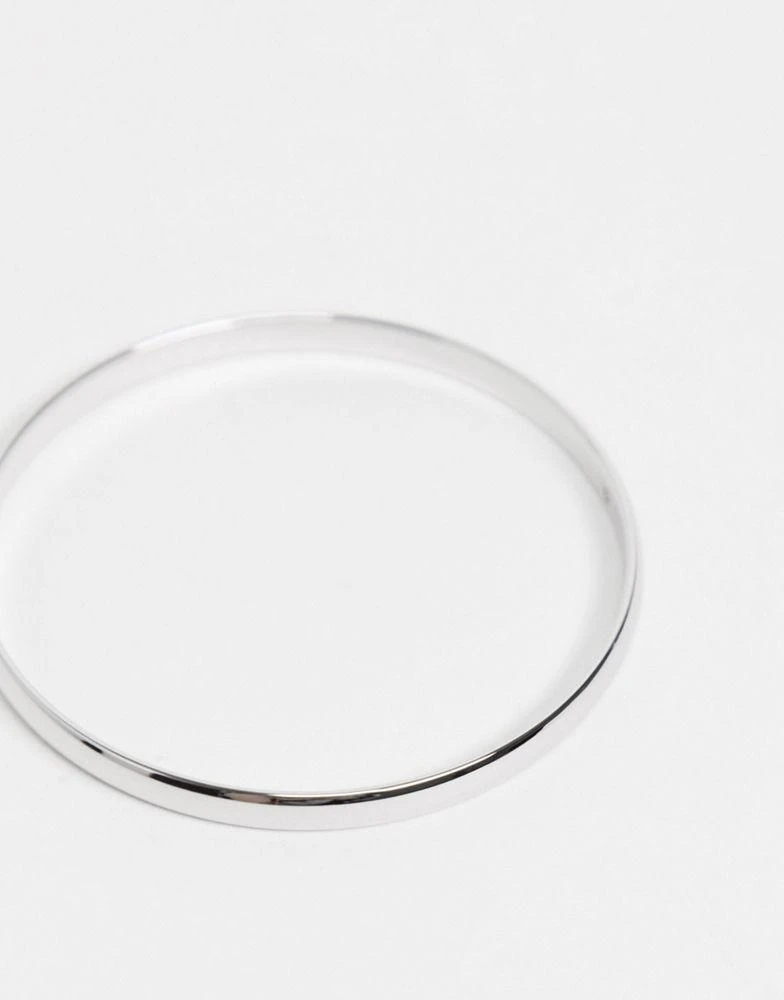 商品Kate Spade|Kate Spade find silver lining engraved bangle in silver,价格¥394,第3张图片详细描述