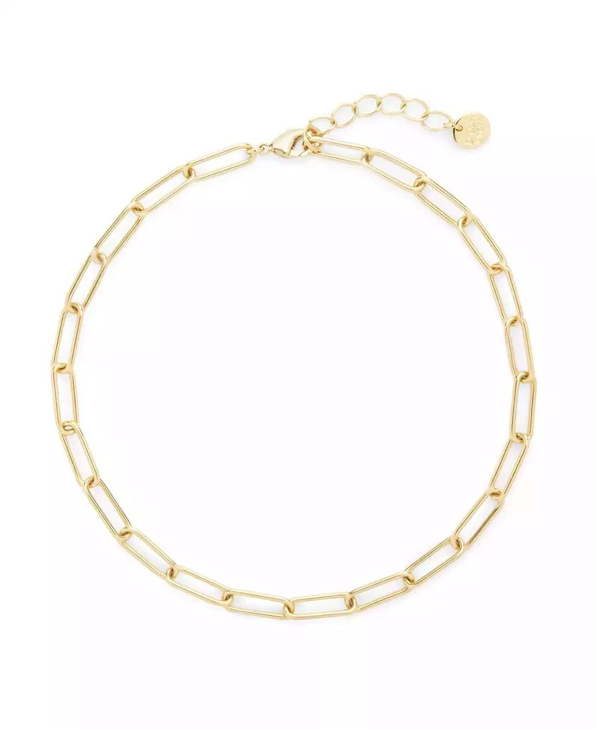 商品brook & york|14K Gold Plated Colette Anklet,价格¥419,第1张图片