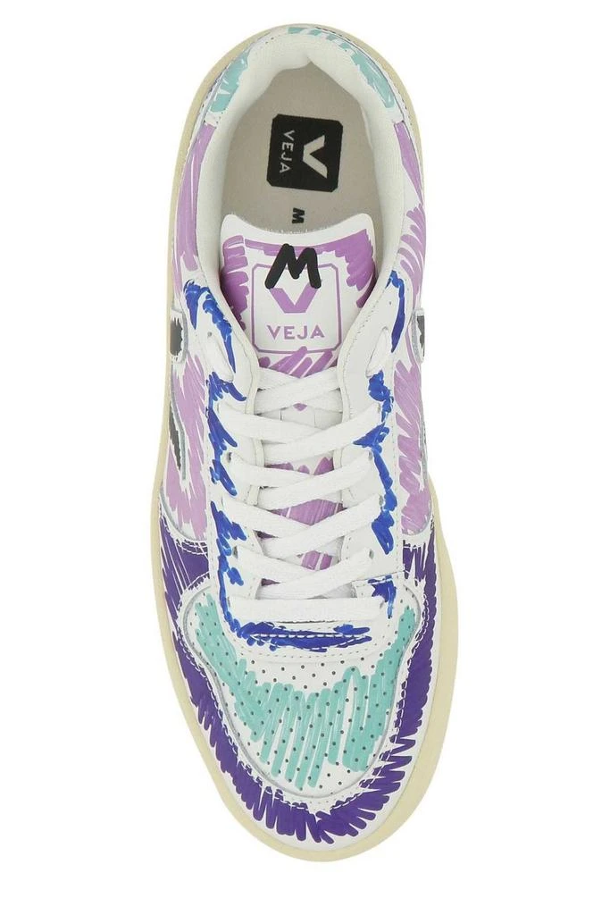 商品Marni|Marni X Veja V-10 Graffiti Low-Top Sneakers,价格¥1461,第3张图片详细描述