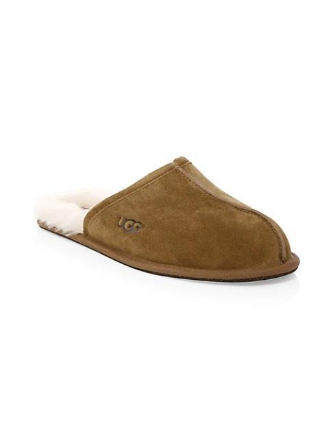 商品UGG|Men's Scuff Fur-Lined Mule Slippers,价格¥663-¥663,第1张图片