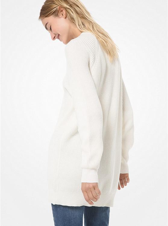 商品Michael Kors|Wool and Cotton-Blend Cardigan,价格¥1148,第4张图片详细描述