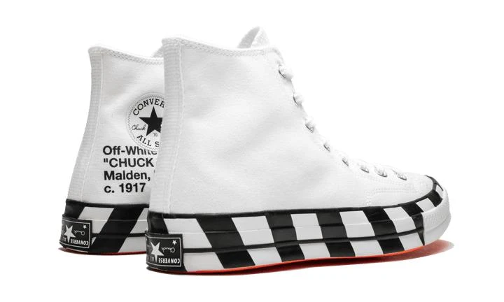 商品Converse|Off-White x Converse Chuck 70 Hi 2.0黑白 阴阳 休闲鞋,价格¥2300-¥5946,第4张图片详细描述