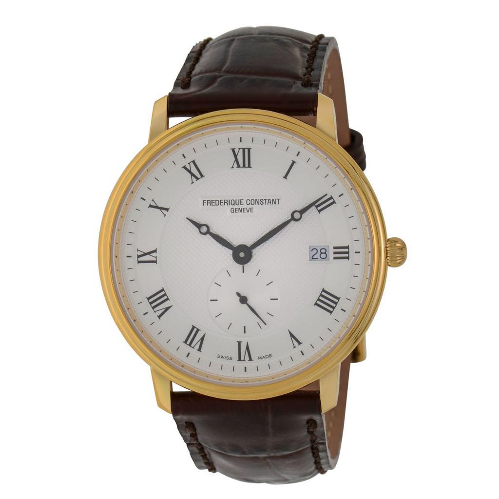 商品Frederique Constant|Frederique Constant Slimline Classics Stainless Steel Quartz Men's Watch FC-245M5S5,价格¥4793,第1张图片