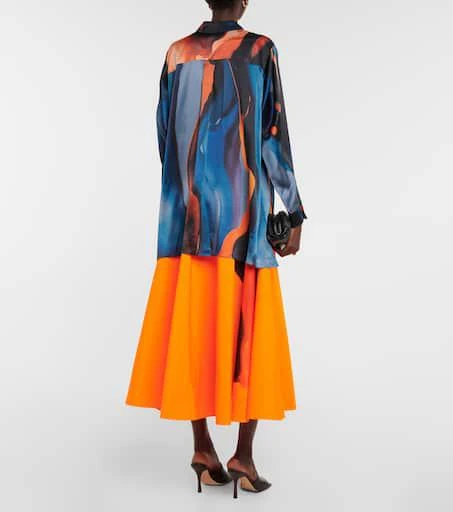 商品ROKSANDA|Printed silk-satin blouse,价格¥5054,第3张图片详细描述