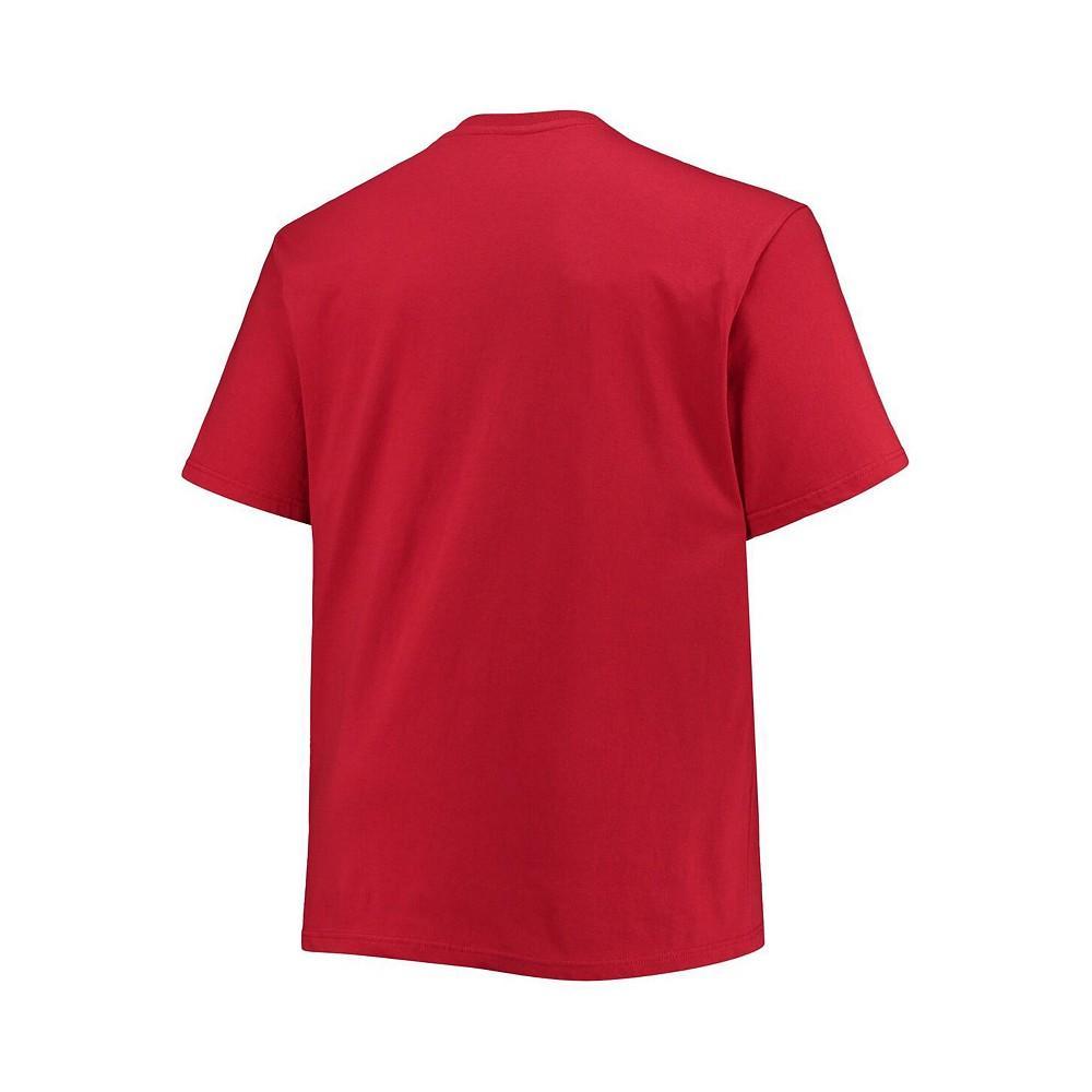 商品CHAMPION|Men's Garnet South Carolina Gamecocks Big and Tall Arch Team Logo T-shirt,价格¥216,第5张图片详细描述