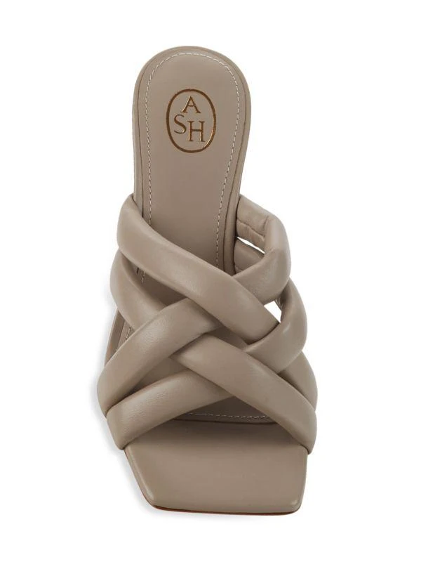 Mina Crisscross Leather Sandals 商品