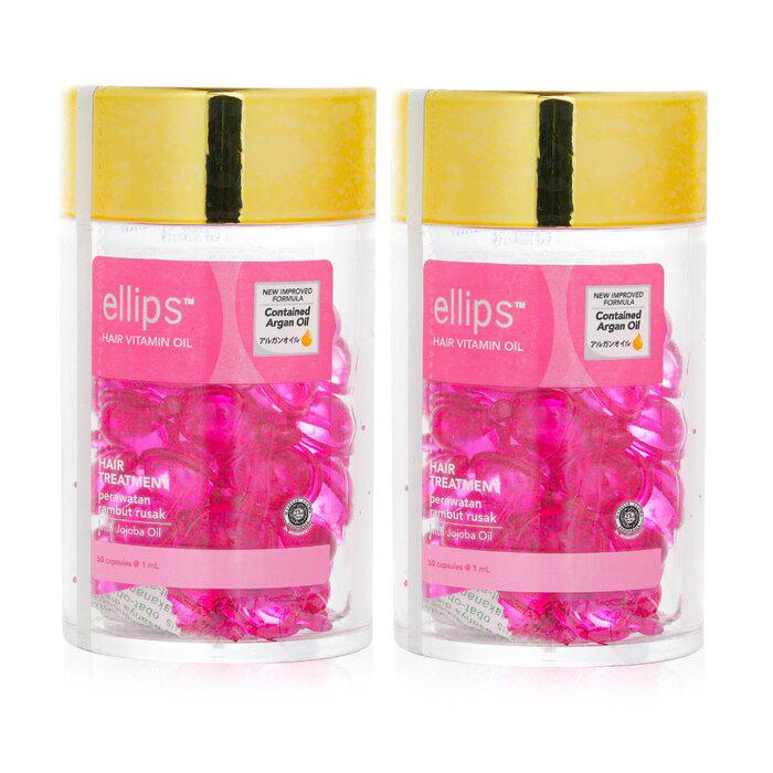 Ellips 粉色维生素护发胶囊 - 养护系列 2x50capsules商品第1张图片规格展示