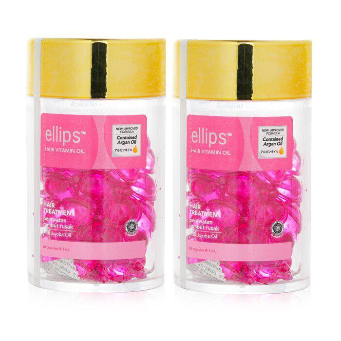 商品Ellips|Ellips 粉色维生素护发胶囊 - 养护系列 2x50capsules,价格¥179,第1张图片