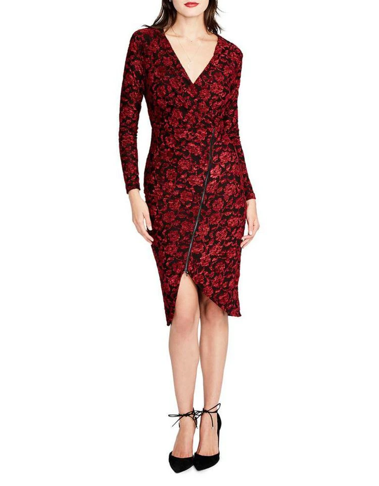 商品RACHEL Rachel Roy|Floral Long-Sleeve Sheath Dress,价格¥1062,第2张图片详细描述