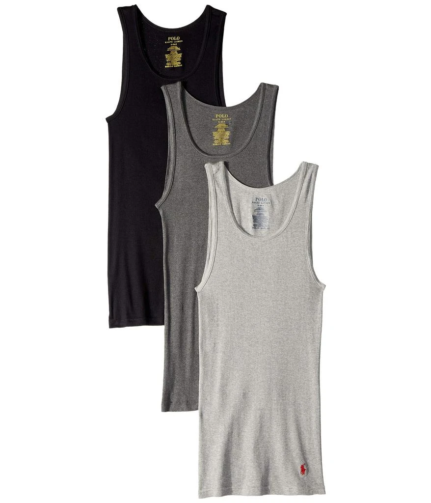 商品Ralph Lauren|Classic Fit w/ Wicking 3-Pack Tank Undershirts,价格¥335,第1张图片