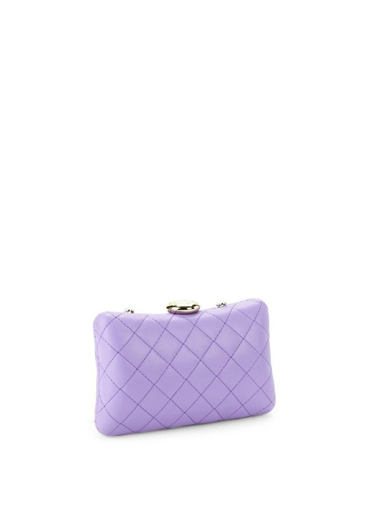 商品Moschino|Logo Quilted Convertible Clutch,价格¥1022,第4张图片详细描述