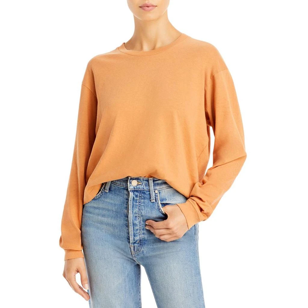 商品MOTHER|Mother Womens Twister Cotton Crewneck Cropped,价格¥123,第1张图片