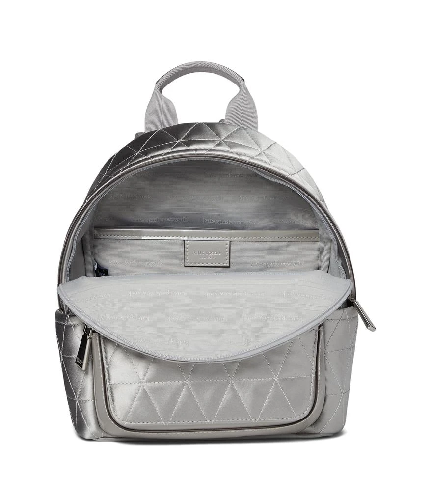 商品Kate Spade|Sam Icon Quilted Satin Small Backpack,价格¥2452,第3张图片详细描述