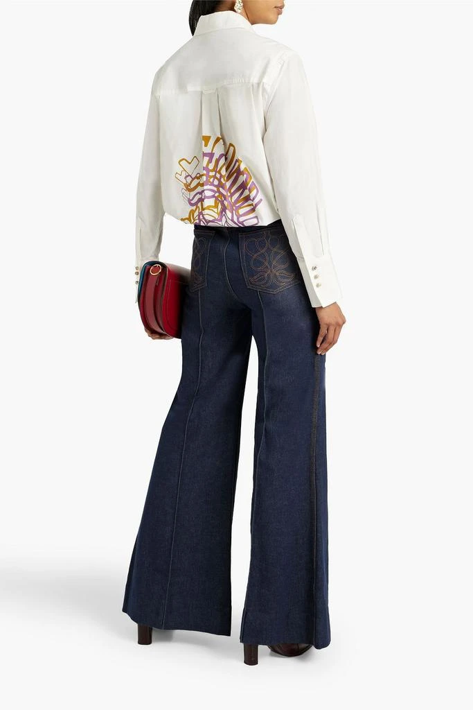 商品Zimmermann|High-rise flared jeans,价格¥1317,第3张图片详细描述