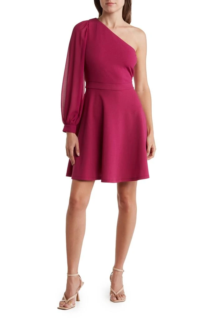 商品Love by Design|Riley Crepe Asymmetric Dress,价格¥331,第1张图片