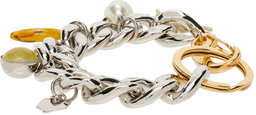 Silver & Gold Found Objects Bracelet商品第3张图片规格展示