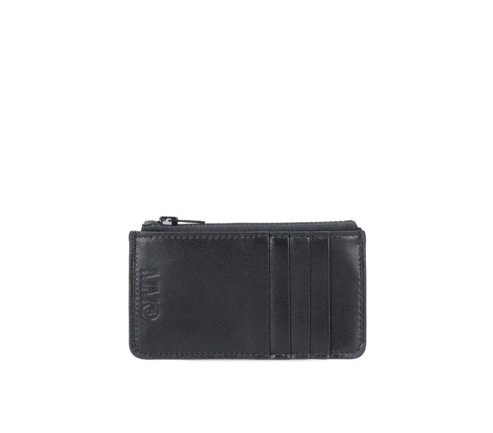 商品MAISON MARGIELA|MM6 Maison Margiela Logo Embossed Zipped Wallet,价格¥951,第1张图片