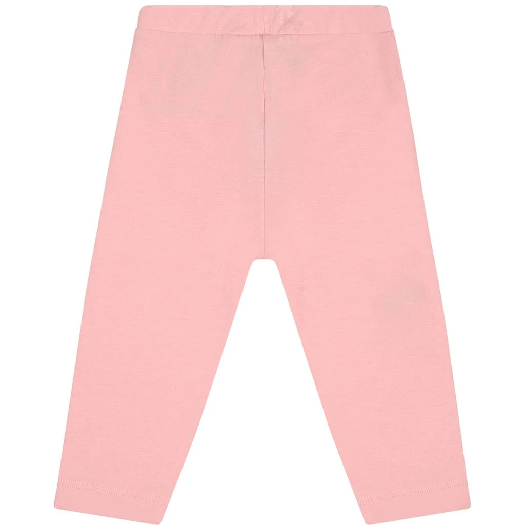 商品Moschino|Pink Leggings For Baby Girl With Logo,价格¥488,第2张图片详细描述