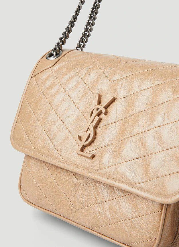 商品Yves Saint Laurent|Niki Medium Shoulder Bag in Beige,价格¥21055,第5张图片详细描述