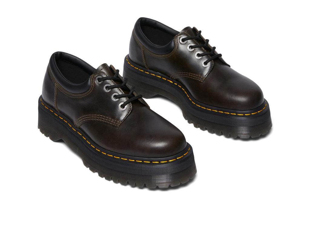 Unisex Dr. Martens 8053 Quad Leather Platform Shoes – On  display picture 2