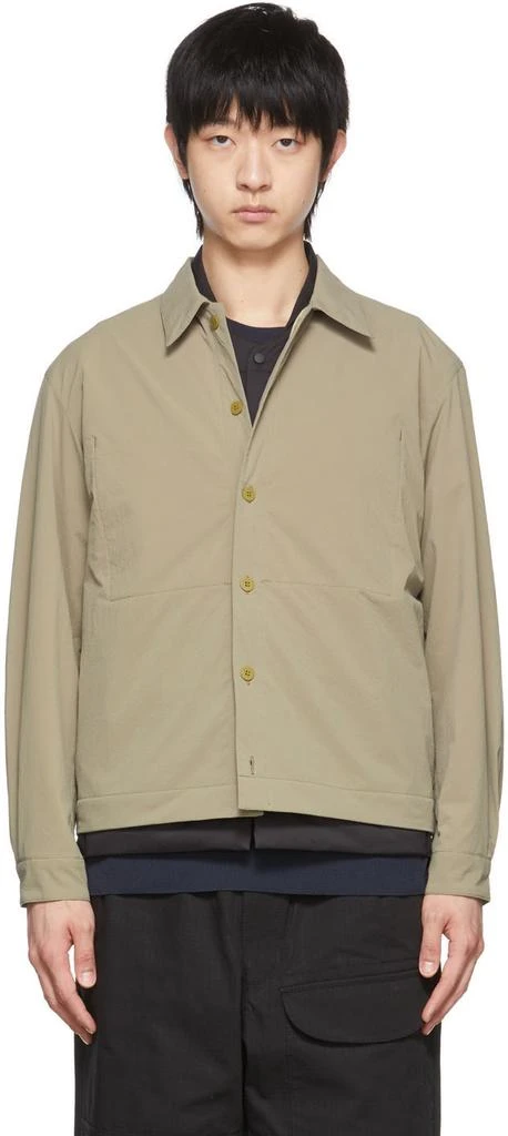 商品DESCENTE|Khaki Polyester Shirt,价格¥539,第1张图片