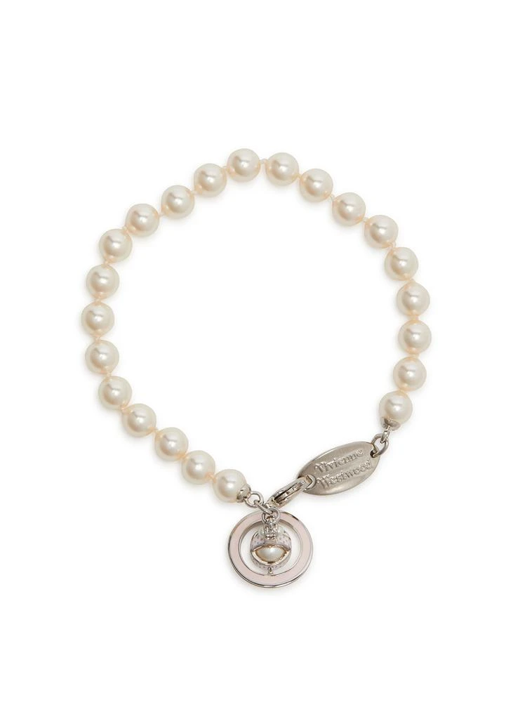 商品Vivienne Westwood|Simonetta orb faux pearl bracelet,价格¥1528,第1张图片