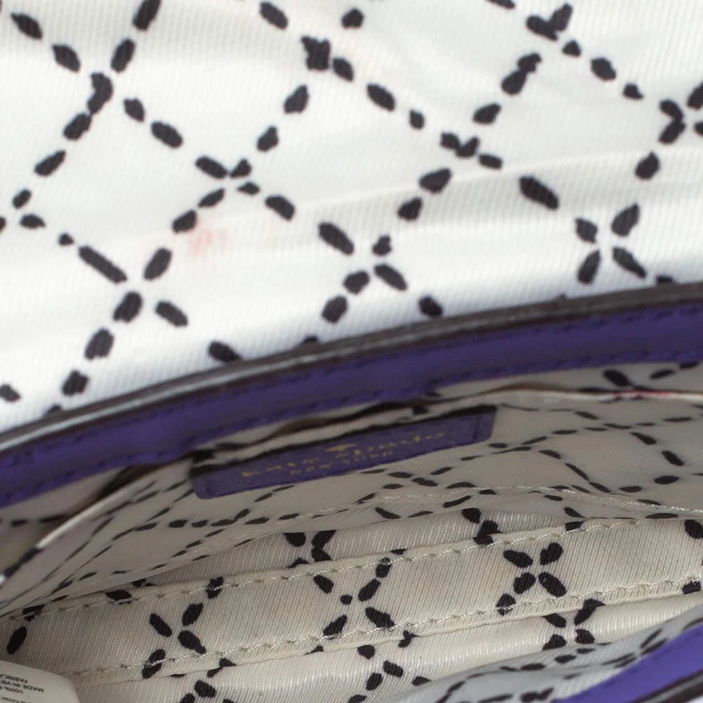 Kate Spade Purple Leather Astor Court Flap Crossbody Bag 商品