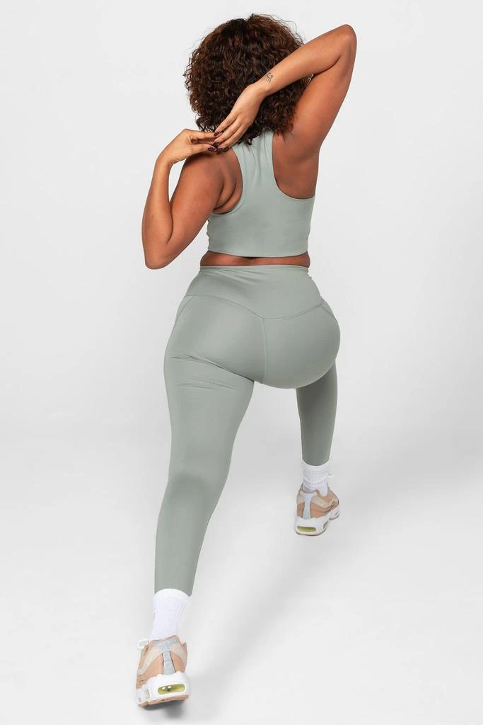 Compressive High Waisted Legging - Agave 商品