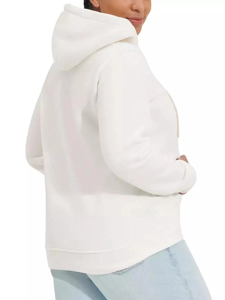 商品UGG|Rey Fuzzy Logo Cotton-Blend Hoodie,价格¥740,第2张图片详细描述