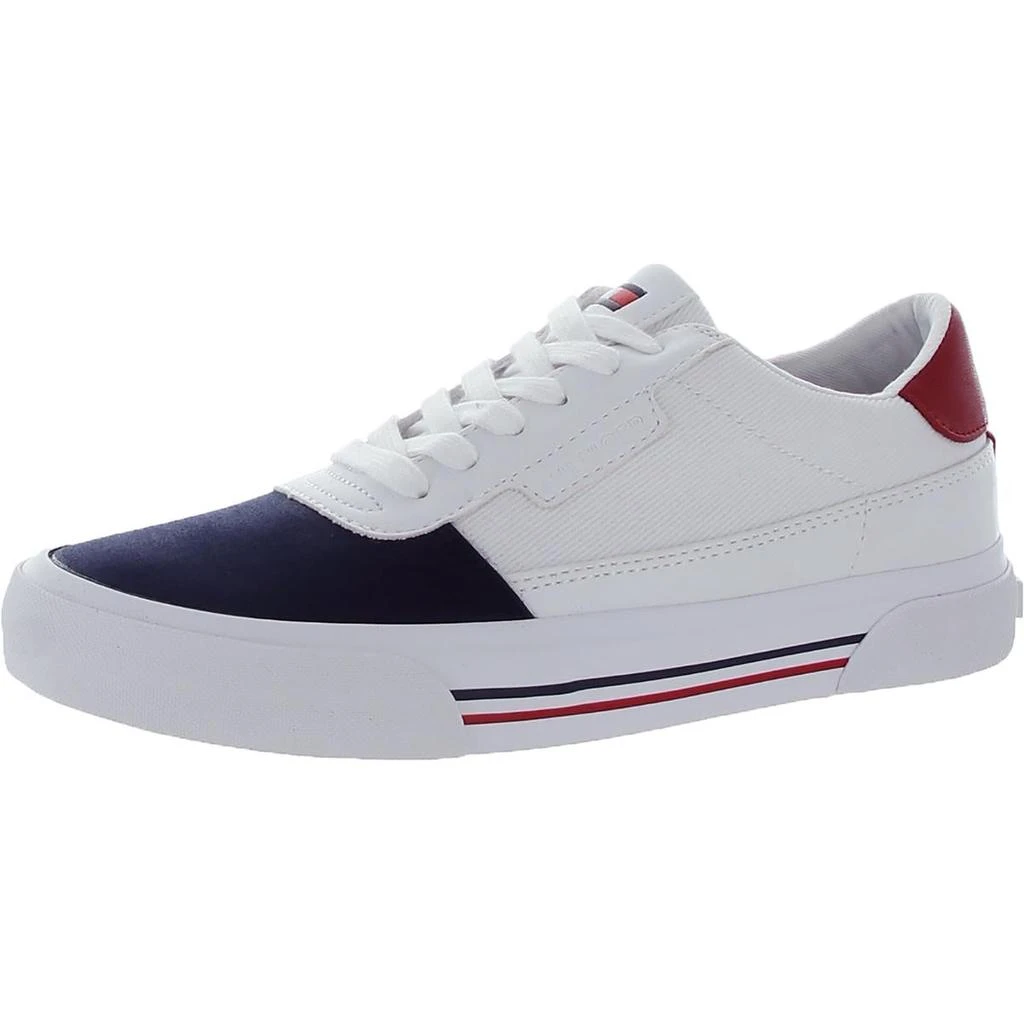 商品Tommy Hilfiger|Tommy Hilfiger Mens Ezan Faux Leather Lifestyle Fashion Sneakers,价格¥280,第1张图片