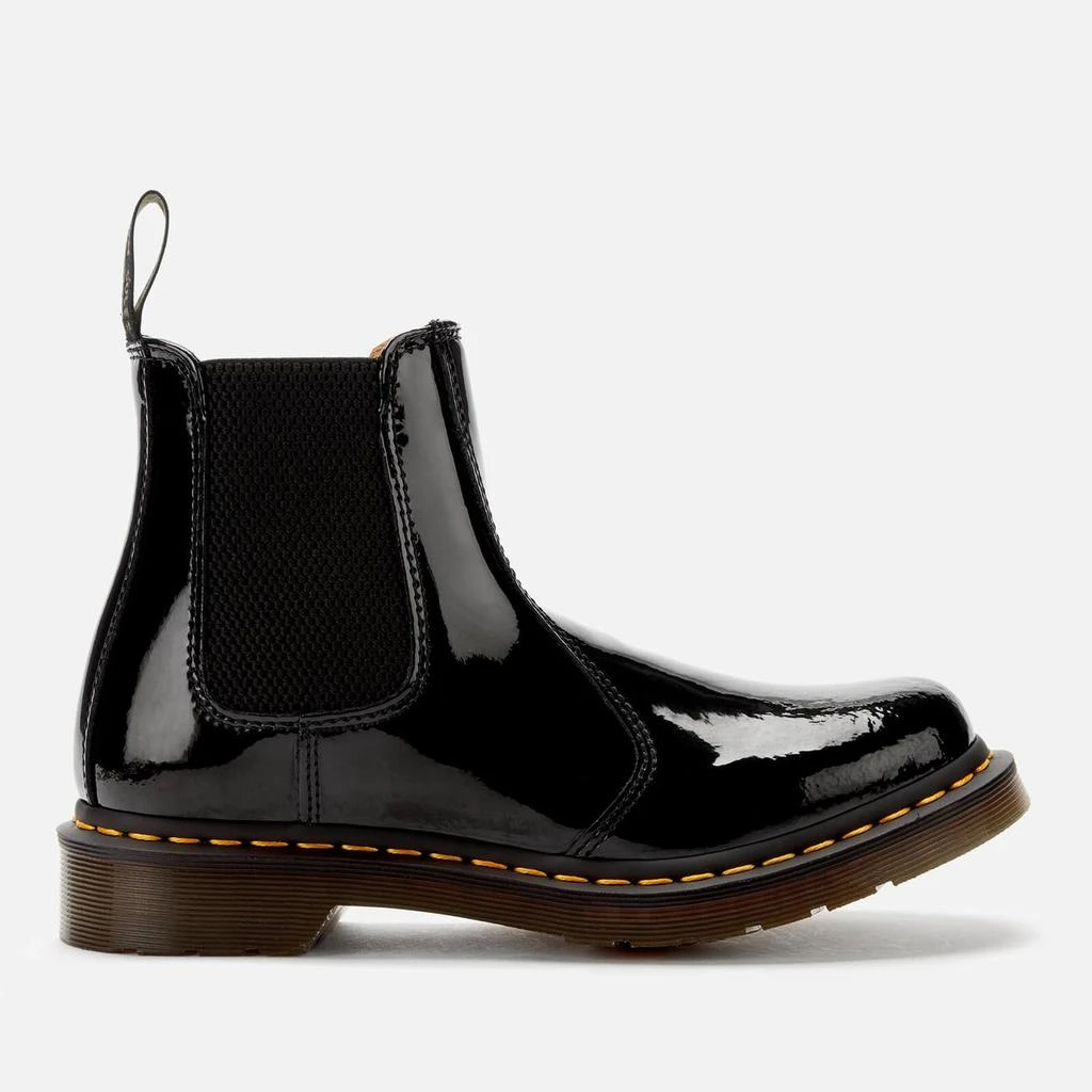 商品Dr. Martens|Dr. Martens Women's 2976 Patent Lamper Chelsea Boots - Black,价格¥570,第1张图片