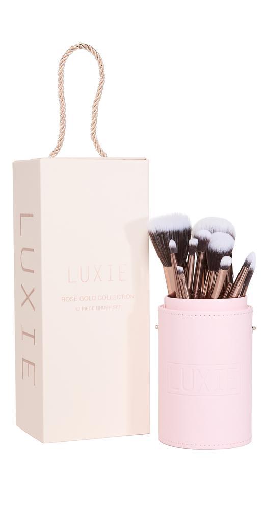 商品Luxie|Luxie Luxie 标志性玫瑰金化妆刷套装,价格¥914,第1张图片