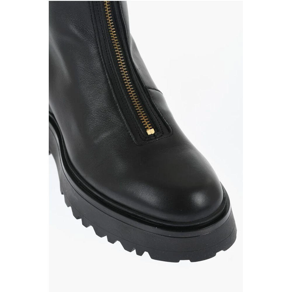 商品ALL SAINTS|AllSaints Leather OPHELIA Booties with Frontal Zip,价格¥1206,第4张图片详细描述