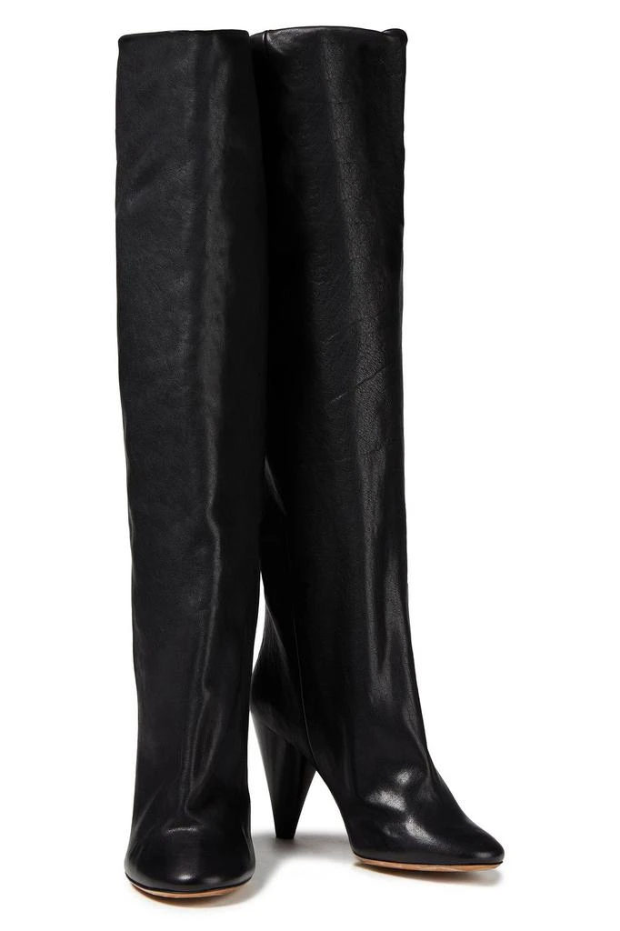 商品Isabel Marant|Lacine leather knee boots,价格¥5845,第2张图片详细描述