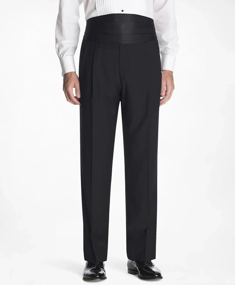 商品Brooks Brothers|1818 Pleat-Front Tuxedo Trousers,价格¥656,第1张图片
