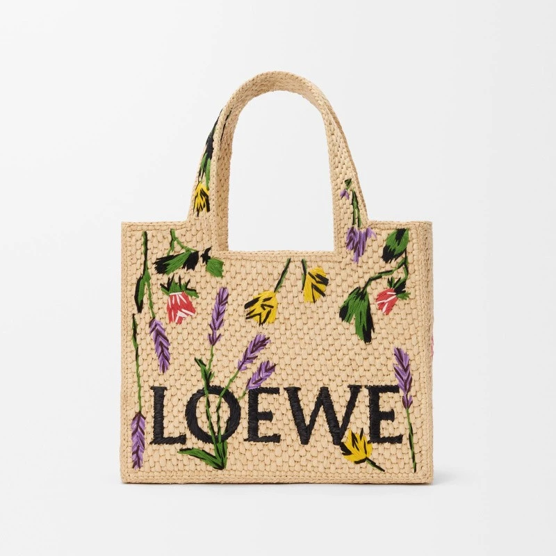 LOEWE罗意威 Font 小号拉菲草手提包 商品
