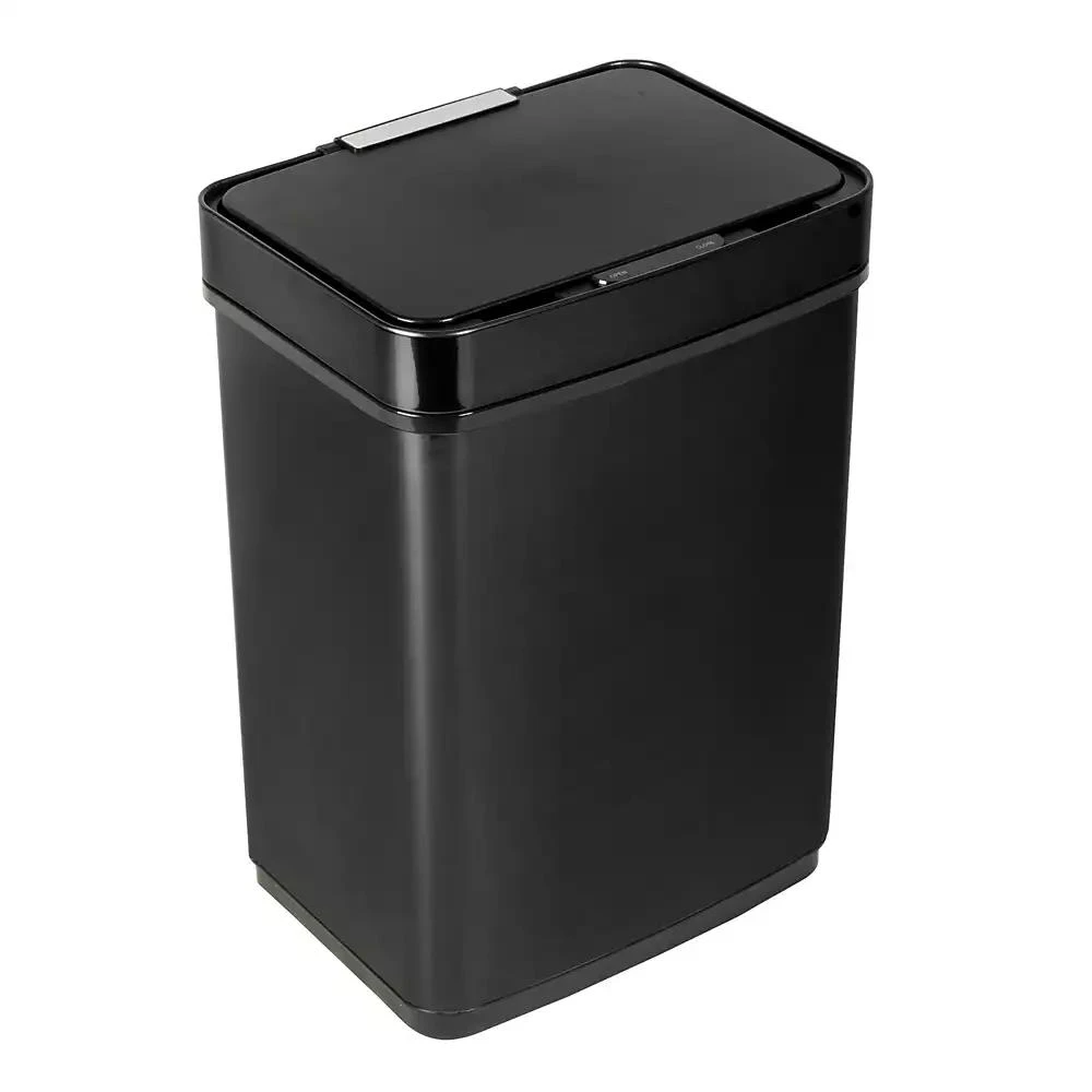 商品Honey Can Do|50L Stainless Steel Trash Can with Motion Sensor,价格¥2359,第1张图片