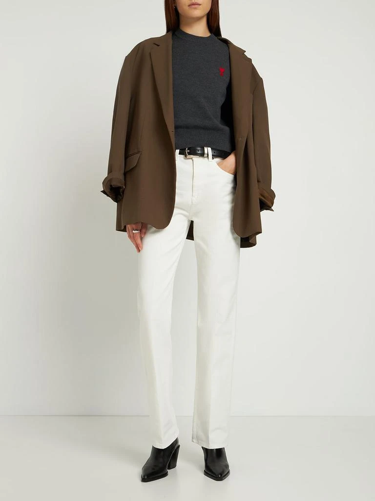 商品AMI|Ami De Coeur Wool Knit Sweater,价格¥2912,第1张图片详细描述