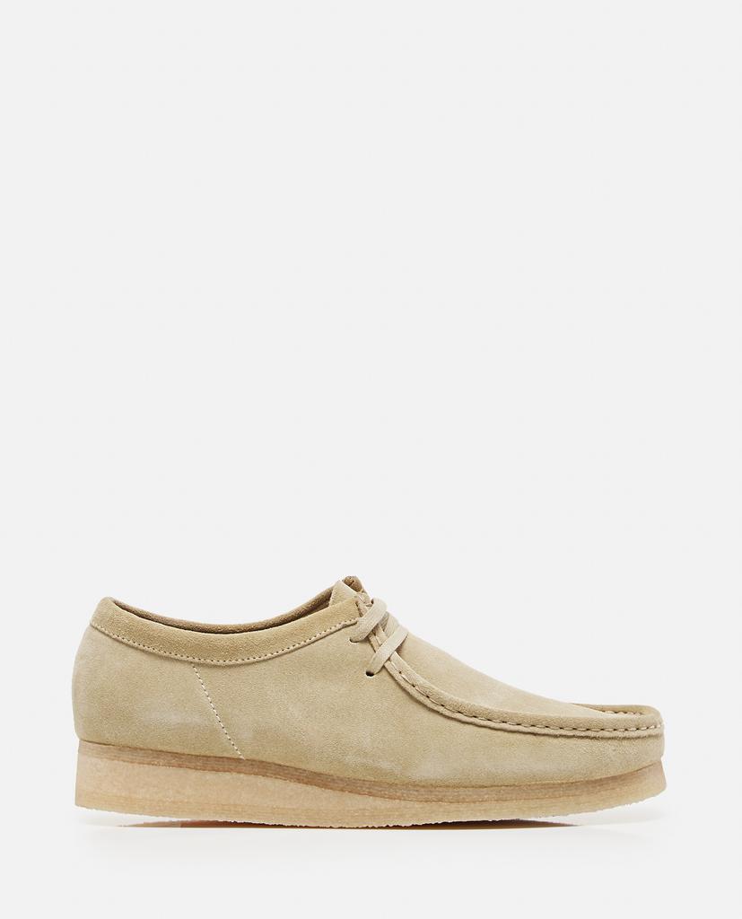 Clarks]克拉克斯Clarks米色|其乐经典男式袋鼠鞋|WALLABEE SUEDE