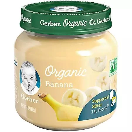 商品Gerber|Gerber 1st Foods Organic Baby Food, Fruit & Veggie Value Pack 4 oz., 20 ct.,价格¥197,第5张图片详细描述