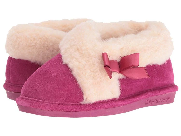 商品Bearpaw Kids|Bearpaw Kids Nicole (Little Kid/Big Kid) 女童拖鞋(低龄儿童/大龄儿童),价格¥91,第1张图片