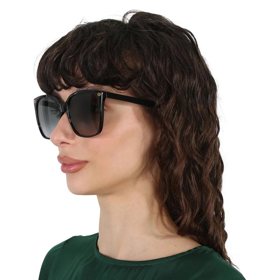 商品Gucci|Grey Gradient Cat Eye Ladies Sunglasses GG0022S 001 57,价格¥1317,第2张图片详细描述