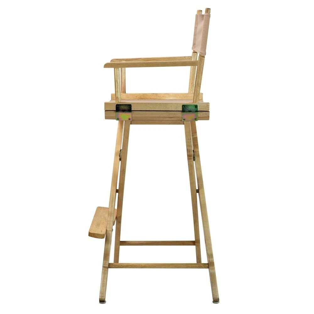 商品Casual Home|30" Director's Chair Natural Frame-Tan Canvas,价格¥776,第3张图片详细描述